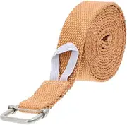 Totority 1Pc Portable Yoga Strap Durable Resistance Band for Stretching Flexibility Muscle Toning Design for All Ages for Travel Home Workouts