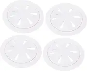 Manual Rotation Sink Drain Cover 4 Pack Drain Strainer for Sink Kitchen Bathroom