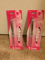 Pilot Dr Grip Center Of Gravity Lot 2 Ballpoint Pens Click Pen 1.0mm Point Pink
