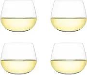 [Plumm] Stemless WHITEb+ Stemless WHITEb+ Wine Glasses, Clear, PLUTPG5520B