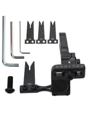 Adjustable steel arrow rest for compound and recurve bows optimal positioning