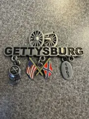 Gettysburg Metal Dangle Magnet