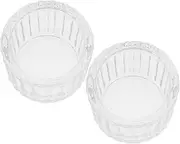 Yardenfun Candle Holders Glass Cups Small Tea Light Holders Table Centerpiece for Wedding Decor Vintage Style