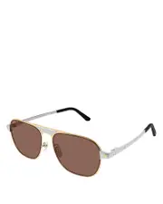 Cartier Santos Evolution Navigator Sunglasses, 58mm