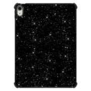iPad Air 11-inch (M2/M3) iPad Impact Case Luxury black glam gold glitter abstract confetti pattern
