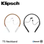 台中【傑克音響】美國 KLIPSCH 古力奇 T5 NECKBAND 真皮頸掛式藍牙耳機