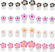 MOTHNUR 32pcs Toe Nail Polish Separators Toe Spacers for Pedicures Washable Reusable Relieve Pressure for Nail Art Photography