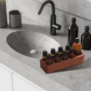 Essential Oils Storage Rack Wooden Organizer for Bottles Perfumes Organizing