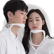 Daseeme Neck Traction Device and Adjustable Neck Brace, Ergonomic Posture Corrector Neck Support Brace for Neck Pain Relief, Spinal Decompression and Back Pain