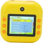 Direct Print Camera Long Battery Life 8X Digital Zoom Kids Camera 48MP for Kids Gifts (Yellow)