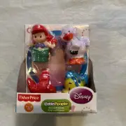 Fisher Price Little People Disney The Little Mermaid Ariel Flounder Sebastian