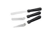 3pc Mastercraft Stainless Steel Mini Palette Knife Spreading Baking Utensil Set