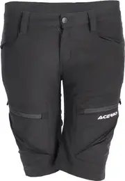 Acerbis Paddock, bermudas women , color: Black , size: XXL