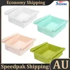 Slide Kitchen Fridge Freezer Space Saver Organizer Storage Rack Shelf Holde AU