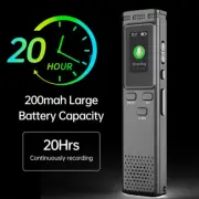 Mini Digital Sound Audio Recorder 20 Hours Dictaphone MP3 Player Voice Recording