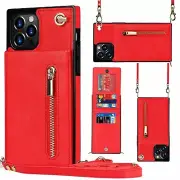 With Neck Strap Crossbody Phone Case Cover Credit Card Holder For S20 FE 5G