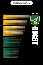 Composition Notebook: Australia Rugby Jersey Australian Rugby 2 Sided Journal/Notebook Blank Lined Ruled 6x9 100 Pages