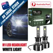 H1 LED Headlight Globes 12V Kit Hi/Low Beam Brighter White Conversion Kit 6000K (for: BMW)