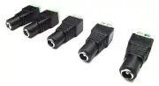 From OZ Quality 5PC 5.5mm x 2.1mm DC Female Power Socket Adaptor Connector +F.P!