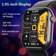 1.91 inch Sport Smart Watch Bluetooth Call Smartwatches Fitness For Android iOS