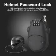 Locks Helmet Code Lock Telescopic Wire Rope Anti-theft Cable Lockstitch Tool