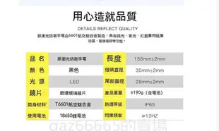 【影片】防狼 手電筒 脈衝光震暴器 脈衝光防衛手電 防身武器 防身用品 戶外用品【公司貨】TW