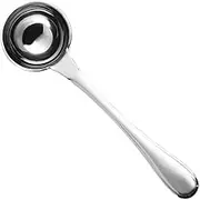 LALADEFIEE 1 PC Stainless Scoop Milk Powder Spoon with Long Handle Easy to Clean Measuring Spoon for Coffee Rustproof and Dishwasher Safe Silver Finish