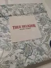 True Religion Brand Jeans 6 Piece Queen Sheet Set White Green Floral Print