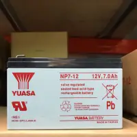 在飛比找蝦皮購物優惠-2023年3月產現貨湯淺電池 NP7-12 12V7.0AH