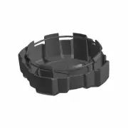 Polaris Rim Cap, Smoke Medium Bronze, Genuine OEM Part 1522498-768, Qty 1