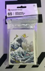 Pokémon Center Great Wave Pikachu and Friends Card Sleeves (65 Sleeves)