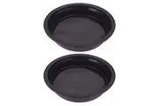 2x Daily Bake Non Stick Silicone 24cm Round Cake Mould Baking Pan w Steel Frame