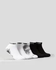 [Globe] Globe Men's Malcolm Ankle Socks 5 Pack in Camo/Assorted One Size Camo/Assorted