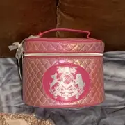Paris Hilton Pink Ombre Crest Circle Train Case Color: Ombre Metallic New