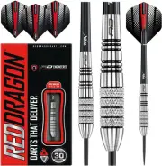 RED Dragon Sidewinders 25g, 27g or 30g Flightmaster Tungsten Darts Set mit Fl...