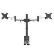 Dual Monitor Stand Arm Desk Mount 30'' HD LED Display TV Screen Holder