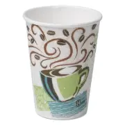 Dixie PerfecTouch Insulated Paper Hot Cups 8 oz. Coffee Haze 500/Carton (5338DX)