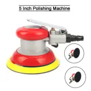 5" 125mm Air Sander Palm Orbital Polishing Machine Random Sanding Pneumatic Tool