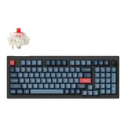 Keychron V5 Max QMK/VIA RGB Hot Swappable Wireless Fully Assembled Knob Carbon Black Custom Mechanical Keyboard -... [KBKCV5MD1]