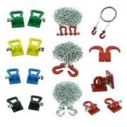 Metal Tow Hook Chain Decorate for 1/10 RC Crawler Car Traxxas TRX4 90046 RC4WD