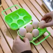 Egg Tray Storage Box 15.5x14.6x7cm 6 Eggs Carrier Holder Container Box Eggs Tray
