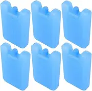 6Pcs Cold Ice Pack Brick Reusable Long Lasting Cool Slim Thin Freezer Pack Cooler for Lunch Boxes Bag
