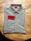 NWT HUGO BOSS Men’s Hank Kent Slim Fit Shirt Light Green 42 16.5