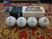 3 Ping Zing Solheim Cup Logo Greenbrier Resort Hotel 1994 Golf Balls NOS + Ball