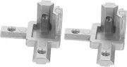 10 Sets Way Corner Bracket Kit for European Connectors for Printers CNC Plasma Cutters Robotics Projects and Machine Guards