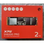 二手 威剛XPG SX8200 PRO 2TB GEN3X4 SSD