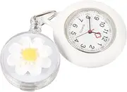 Nurse Pocket Watch Watches Nurse Watch Digital Watch Nurse Badge Lapel Watch Fob Watch Nursing Clock Women Hanging Nurses Watch Clip on Watch Nurses Hanging Watch White Glass Holibanna