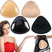 [EXQST] 2 Pairs Boomba Adhesive Push Up Bra Boomba Bra Insert Adhesive Removable Silicone Triangular Push Up Pads