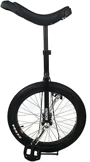 20" Unicycles, Kid's/Adult's Trainer Unicycle Height Adjustable, Skidproof Butyl Mountain Tire Balance Cycling Exercise Bike Bicycle (Color : Silver, Size : 20 Inch) Durable TDF