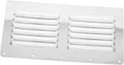 Fire Pit Vent Cover Stainless Steel Grill Accessory Rectangle Louver Vent Panel Outdoor Kitchen Venting Easy Maintenance